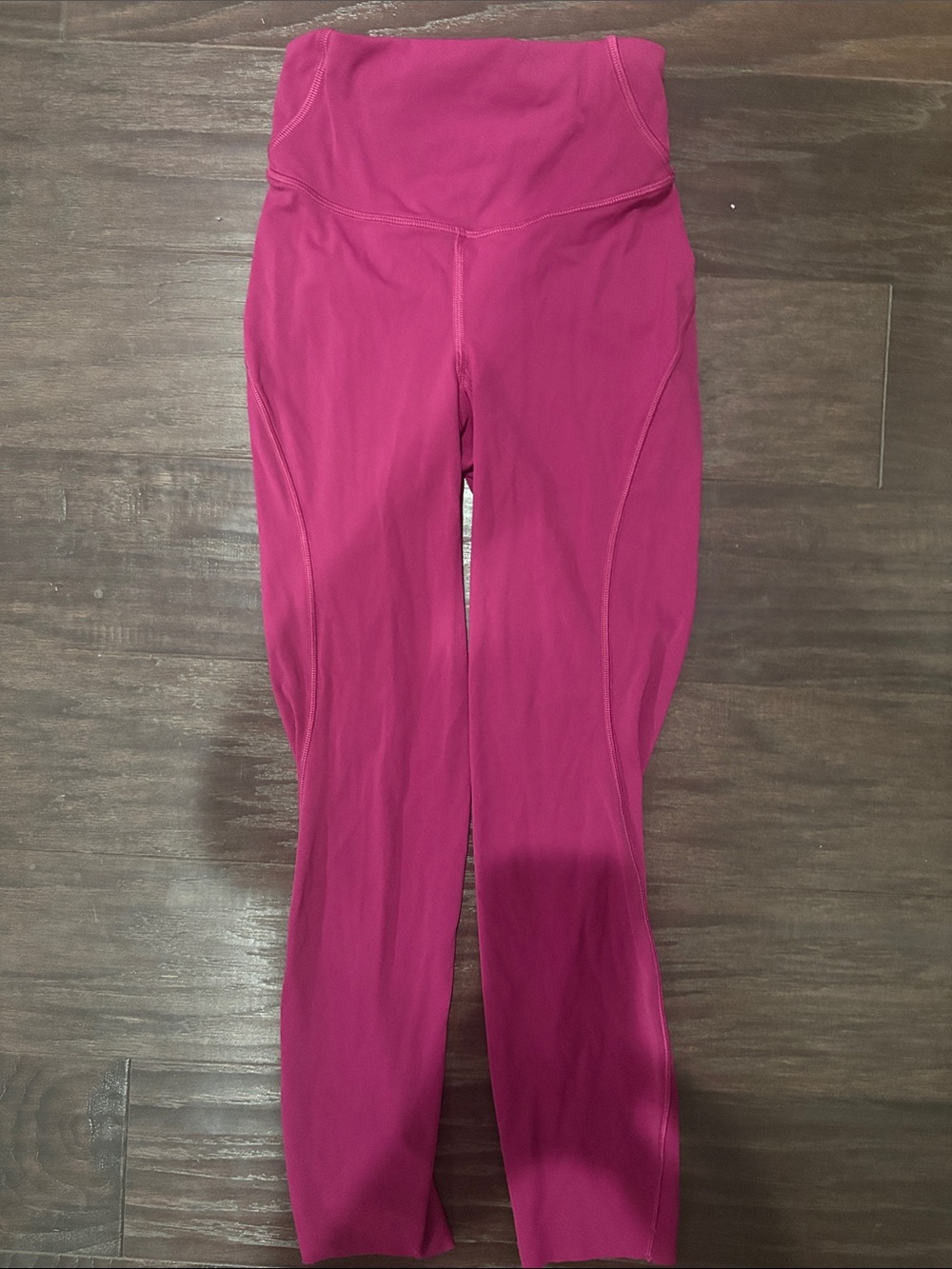 Lululemon High-Waist Magenta Active Leggings